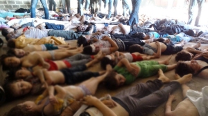 SYRIA'S SUFFERING: Victims of gassing add to the 100,000 death toll
