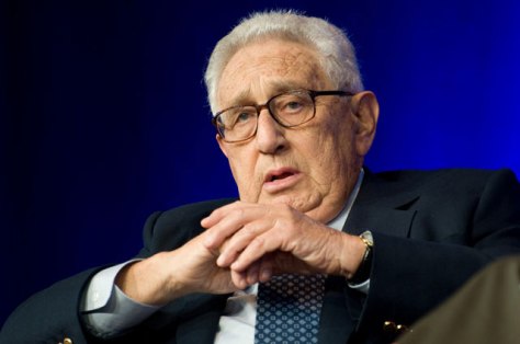 EURO FOOLS: Elder statesman, Henry Kissinger, believes the EU is to blame for trying to woo the new Kiev regime